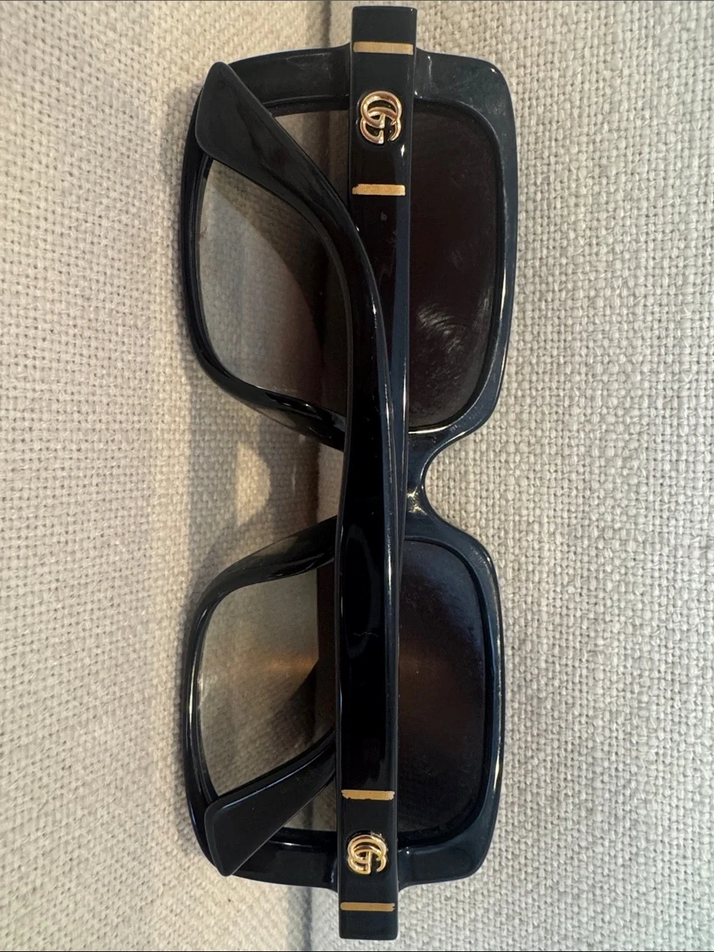 Gucci Oversized Square Black Sunglasses